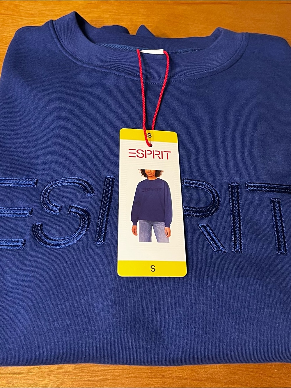 Esprit Women’s Logo Sweatshirt — Viral Costco Retro 80s - Sizes: S